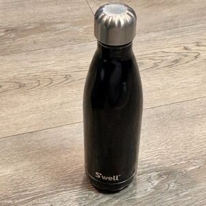 S'well‎ Water Bottle Black Stainless Steel Reusable Beverage Container